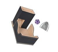 Fcnjsao Torre de dados plegables multifuncionales, materiales resistentes al agua, para configuración organizada de juegos, torre de dados plegables