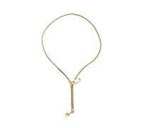 Fcnjsao Trend - Collar con colgante de cremallera de acero inoxidable para mujeres y hombres, color dorado, joyería popular de hip hop