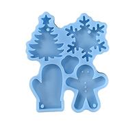 Fcnjsao Y molde de Navidad de silicona no tóxico sin partes