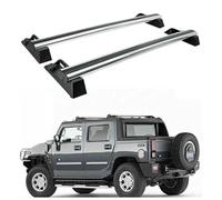 FCNNYBF 2 Piezas Baca Coche para Hummer H2 2003 2004 2005 2006 2007 2008 2009 2010, Coche Barras de Techo Portaequipajes de Aluminio con Cerradura, Coche Styling Accesorios