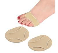 Fc'Noqgn Almohadillas metatarsales, cómodas Almohadillas metatarsales, Tejido Suave y Transpirable, cubrepiés para aliviar el Dolor y la presión.