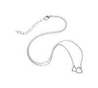 Fc'Noqgn Collar Corazón，Collar para Mujer, Collar para Mamá, Novia, Cumpleaños Navidad Aniversario día de San Valentín Regalo