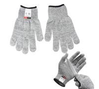 Fc'Noqgn Guantes Anticorte Nivel 5, Guante Malla Acero Inoxidable, Chainmail Glove Cocina, Guante Cadena Metal, para pelar ostricos, Corte de Carne, Corte de Madera