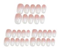 Fc'Noqgn Unghie Gel Adesive UV | Rosa Sfumato Smalto Adesivo Gel UV | 30 PCS Pellicola per Unghie Autoadesiva | Adesivi per unghie in Gel, Impacchi di Smalto Gel per Unghie