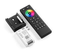 FCOB 5050SMD COB RGB C03W WiFi Controlador&RC03RFB Remoto Controlador Kit 4 Zonas RF 2.4GHz Inalámbrico Control Grupo PWM RGB(+V R G B) 4pin Tira LED DC12V DC24V
