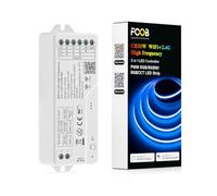 FCOB CH31W WiFi 2.4G RGB RGBW RGBCCT 3en1 Controlador LED Alta Frecuencia para 5050SMD COB RGB RGBW RGBCCT Tiras LED soporte Mando a Distancia RF Alexa Google Assistant Tuya APP Control DC12V 24V