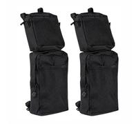 FCOUIID Coco ATV Fender Bags - Paquete de 2 Bolsas de sillín para Tanque de ATV, Bolsas de Almacenamiento de Carga para Caza (Negro)