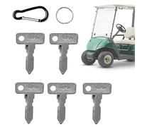 FCOUIID Golf Cart Key Replacement Ignition Keys for Club Car DS/Precedent (1982+) Gas & Electric, Código 1920, con llavero (5 piezas)