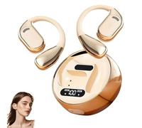 Fcovedry Auriculares de traducción, traducción de Idiomas con Auriculares AI, Auriculares de traducción en Tiempo Real, admite más de 144 Idiomas Diferentes, Dispositivo traductor portátil(Gold)