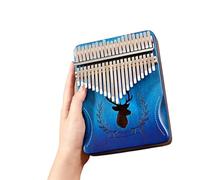 FCOVIRLEN Kalimba Piano de Pulgar,Piano de Dedo, Piano de Pulgar 21 Notas Kalimba Tablero único Piano de Dedo Principiante Instrumento de Piano de Dedo gradiente Azul
