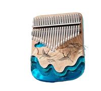FCOVIRLEN Kalimba Piano de Pulgar,Piano de Dedo, Piano de Pulgar Piano de Resina portátil fácil de Aprender Instrumento de Piano de Dedo de Entrada Kalimba 17/21 Tono(45343)
