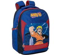 Franco Cosimo Panini Mochila escolar Naruto con interior organizado Azul turquesa Talla única Casual