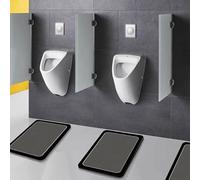 FCS Bathroom 1 Uno Alfombrillas de urinario Alfombrilla Antideslizante para orina de baño, esterillas absorbentes de diatomeas para orinaorinal Masculino(Size:40 * 50cm,Color:A)