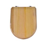 FCS Bathroom Tapa y Asiento WC Inodoro Madera Universal Tapa WC Cierre Lento Suave Mudo Antibacterialtapa de Inodoro Fácil Limpieza, Fácil Instalación, Beige (Size : XD Shape)