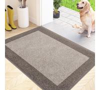 FCSDETAIL Felpudo Entrada Casa 60 x 90 cm, Alfombra Antideslizante y Lavable en Lavadora, Alfombra Atrapapolvo Absorbentes para Perro, Entrada, Puerta, Pasillo