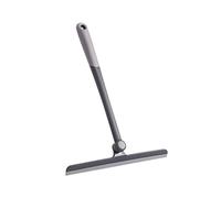 FCSHFC Giratorio Rasqueta Limpiacristales Ducha Silicona Limpia Cristales for Herramienta Más Limpia La Ventana del Coche, Espejos, Baño Limpia Mamparas Ducha Cristal (Color : Negro)