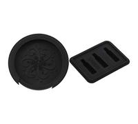 Fcuajdkq 1 cubierta de agujero de sonido para guitarra acústica y 1 almohadilla de silencio para guitarra acústica clásica