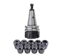 Fcuajdkq 1 portabrocas de equilibrio ISO30 ER32 G2.5 24000 rpm CNC y 9 pinzas de resorte ER32 de 2/4/6/8/10/12/16/18/20 mm