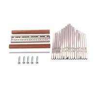 Fcuajdkq 1 Set de acero Kalimba Mbira DIy 17 Teclas con Pulgar Piano Puente Instrumento Musical Piezas para Luthiers para amantes de la música