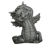 Fcuajdkq 1 unids Yoga Dragón Meditación Dragón Resina Jardín Escultura Decoración Hogar Decoración Exterior Adornos Regalos A