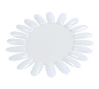 Fcuajdkq 10 - Expositor de cápsulas postizas para uñas postizas (acrílico), transparente