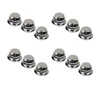 Fcuajdkq 12 pomos de afinación de tono para guitarra eléctrica, jazz, bajo, Lp, cromado, para guitarra eléctrica