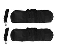 Fcuajdkq 2 bolsas de trípode para cámara de 65 cm con soporte de luz impermeable de algodón protector con correa para el hombro, Black, 65CM
