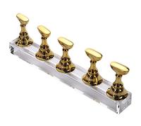 Fcuajdkq 2 conjuntos acrílico para uñas soporte de práctica para uñas soporte magnético para práctica de uñas, soporte para manicura