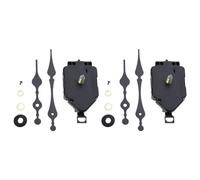 Fcuajdkq 2 conjuntos de kit de movimiento de reloj DIY movimiento oscilante con agujas piezas de reparación de reloj de cuarzo piezas de repuesto A
