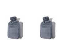 Fcuajdkq 2 de agua caliente para cama, cintura cálida, espalda cálida, bolsa de agua caliente con de material de felpa súper suave, A