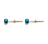 Fcuajdkq 2 pedales de aleación de aluminio para , pedal de percusión, accesorio para instrumentos, color azul