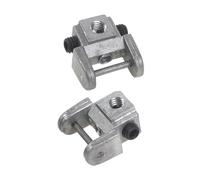 Fcuajdkq 2 piezas soportes de hojas de de cantante kits de conversión adaptador sin husillo soportes de hoja superior/inferior de metal