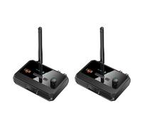Fcuajdkq 2 transmisores de audio Bluetooth 5.3, receptores de fibra óptica coaxial U Disk estéreo música adaptador inalámbrico dongle