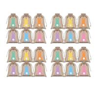 Fcuajdkq 24 Bolsas de Regalo con CordóN, Bolsa de Arpillera de Pascua, Bolsa de Regalo con CordóN, Bolsa de de Conejito de Pascua con Bolsa de Regalo