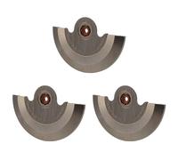 Fcuajdkq 3 accesorios de repuesto de reloj de acero inoxidable con rotor de peso oscilante para ETA 2824 2834 2836 herramientas de reparación de relojeros, plata