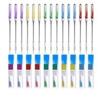 Fcuajdkq 30 agujas para máquina de coser, tamaños 65/9, 75/11, 90/14, 100/16, 110/18 para máquina de coser doméstica