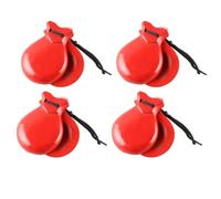 Fcuajdkq 4 Piezas CastañUelas EspañOlas CastañUelas Flamencas Tradicionales CastañUelas de PercusióN Manual de Madera Instrumento Musical para Principiantes-B