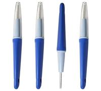 Fcuajdkq 4 Piezas de Herramienta de Fieltro de Aguja con 3 Agujas, Herramienta de Fieltro de Aguja Estilo BolíGrafo con 3 Agujas, Herramientas de Aguja de Fieltro de Lana
