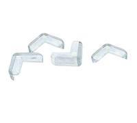 Fcuajdkq 4 unidades de seguridad transparente de plástico flexible mesa escritorio esquina protector