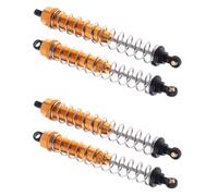 Fcuajdkq 4 x aceite ajustable tipo 130 mm choque amortiguador 180007 para carro de escalada 94180 1/10 4WD Rock RC carro orugas, amarillo