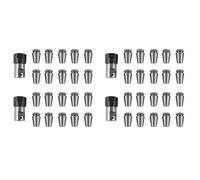 Fcuajdkq 40 pinzas de resorte Er16 + eje de motor de 8 mm, soporte de varilla de extensión CNC, máquina de grabado de torno de fresado CNC