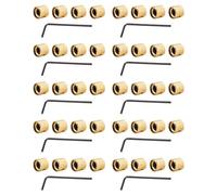 Fcuajdkq 40 pomos de control de velocidad de guitarra con tornillos para