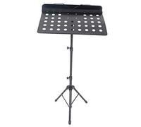 Fcuajdkq 49X34Cm Partición Soporte de Música Plegable Partitura de Música de Metal, Titular de Soporte de Trípode, con Ampliado Grueso Gran Panel para cualquier instrumento musical