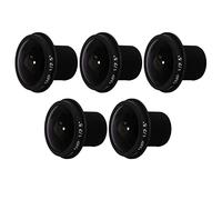 Fcuajdkq 5 lentes HD ojo de CCTV 5MP 1.8mm M12X0.5 montaje 1/2.5 F2.0 180 grados para cámaras de videovigilancia CCTV lentes