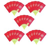 Fcuajdkq 5 Sobres Rojos, sobre Rojo de Abanico, sobre de Dinero de la Suerte, Sobres Rojos de AñO, Paquete Rojo de AñO