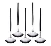 Fcuajdkq 5 unids Maquillaje Pinceles Portátil Delgado Máscara Profesional Cepillo Fundación Blush Corrector Cosmético Maquillaje Cepillos Maquiagem