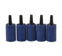 Fcuajdkq 5 x Azul mameluco cilíndrico acuario accesorio para acuario piedra de aire