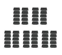 Fcuajdkq 50 fundas de compartimento de batería de 9 V con clip de batería de 9 voltios para guitarra y bajo, accesorio de repuesto