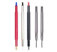 Fcuajdkq 5pcs Herramienta de Ajuste de la Mano de Reloj Herramienta de Banda de Reloj Herramienta de Eliminación de Pasador de Enlace Herramienta de Relojería, ver foto