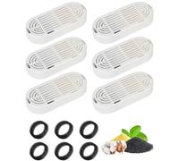 Fcuajdkq 6 piezas Filtros de D' para gatos 3,2 L/108 Oz y 4 L/134 Oz D' para animales de compañía Accesorios de repuesto para beber espumas filtrantes